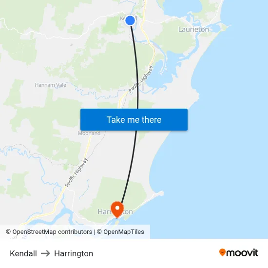 Kendall to Harrington map