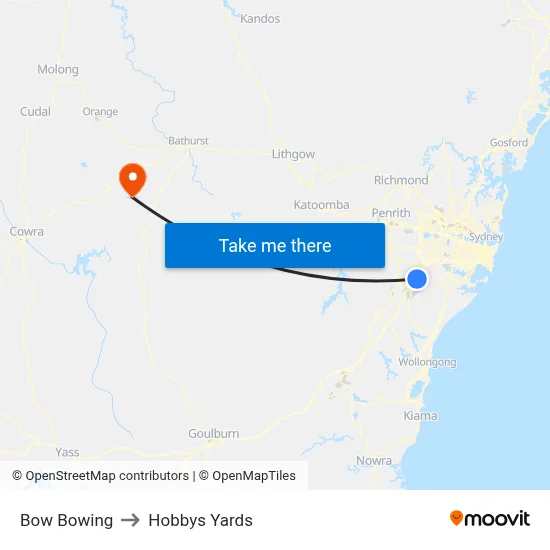 Bow Bowing to Hobbys Yards map