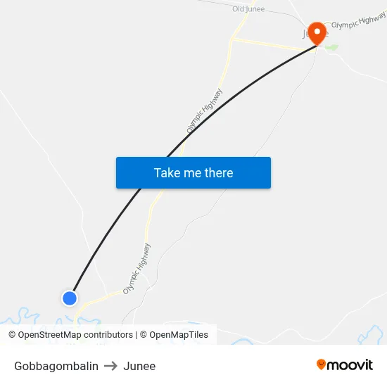 Gobbagombalin to Junee map