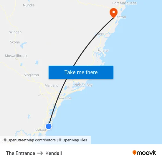 The Entrance to Kendall map