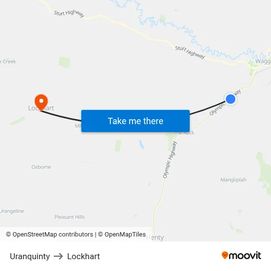 Uranquinty to Lockhart map