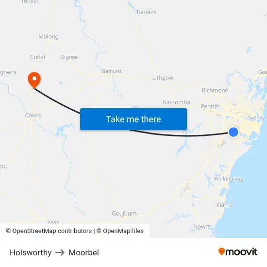 Holsworthy to Moorbel map