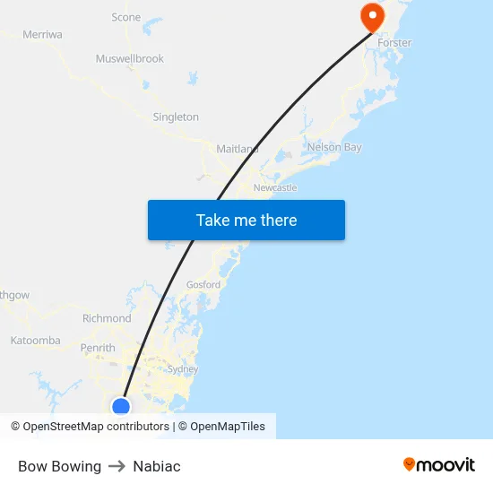 Bow Bowing to Nabiac map