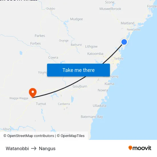 Watanobbi to Nangus map