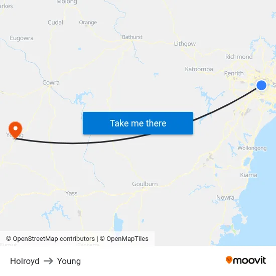 Holroyd to Young map