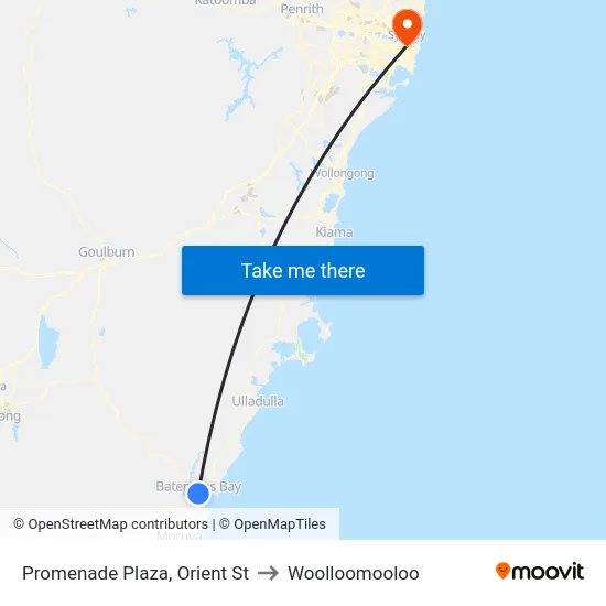 Promenade Plaza, Orient St to Woolloomooloo map