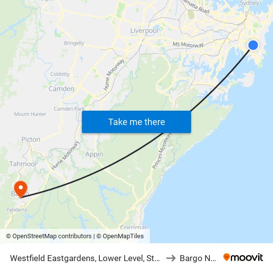 Westfield Eastgardens, Lower Level, Stand C to Bargo NSW map