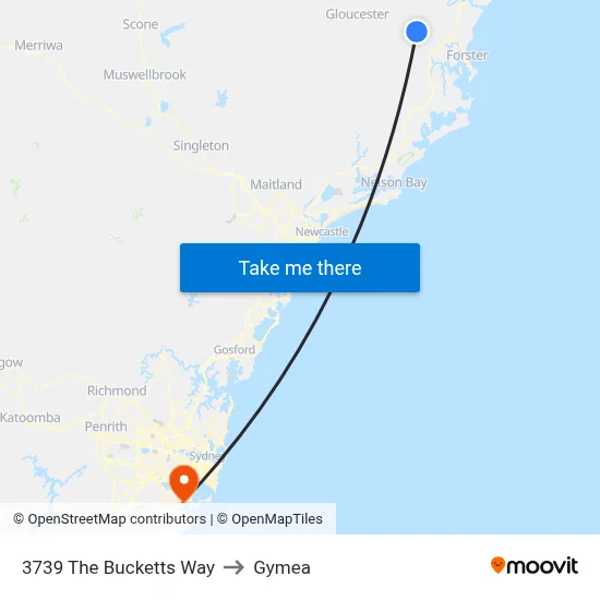 3739 The Bucketts Way to Gymea map