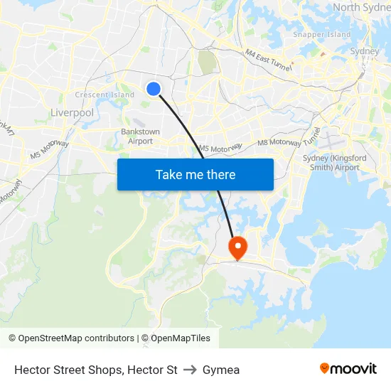 Hector Street Shops, Hector St to Gymea map