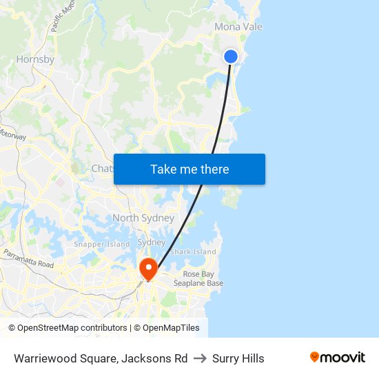 Warriewood Square, Jacksons Rd to Surry Hills map