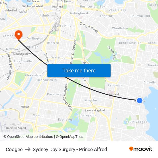 Coogee, Coogee to Sydney Day Surgery - Prince Alfred, Newtown with ...