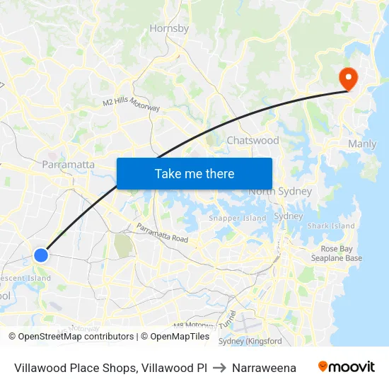 Villawood Place Shops, Villawood Pl to Narraweena map