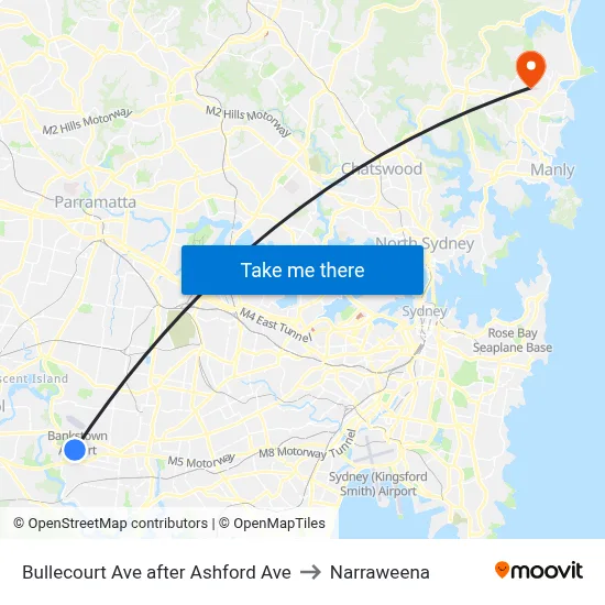 Bullecourt Ave after Ashford Ave to Narraweena map
