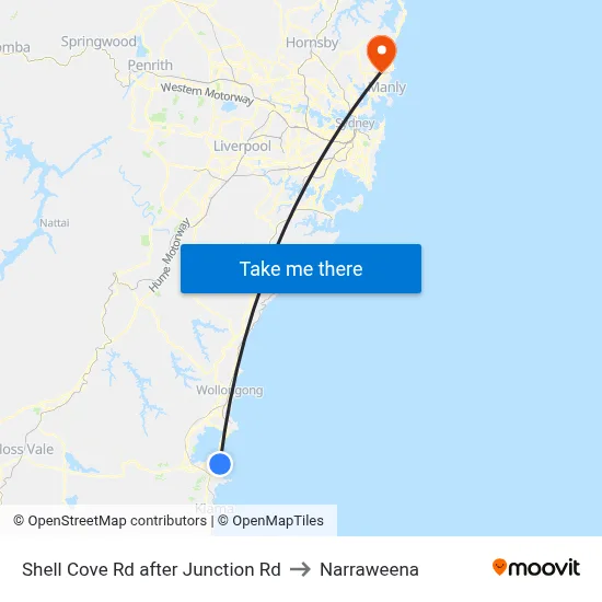 Shell Cove Rd after Junction Rd to Narraweena map