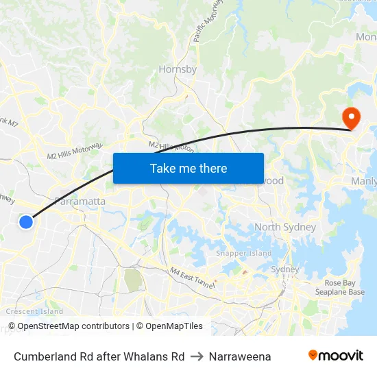 Cumberland Rd after Whalans Rd to Narraweena map