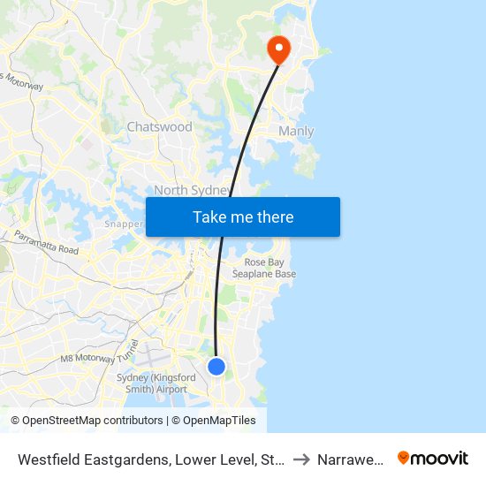 Westfield Eastgardens, Lower Level, Stand C to Narraweena map