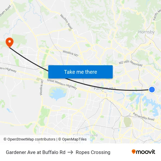 Gardener Ave at Buffalo Rd to Ropes Crossing map
