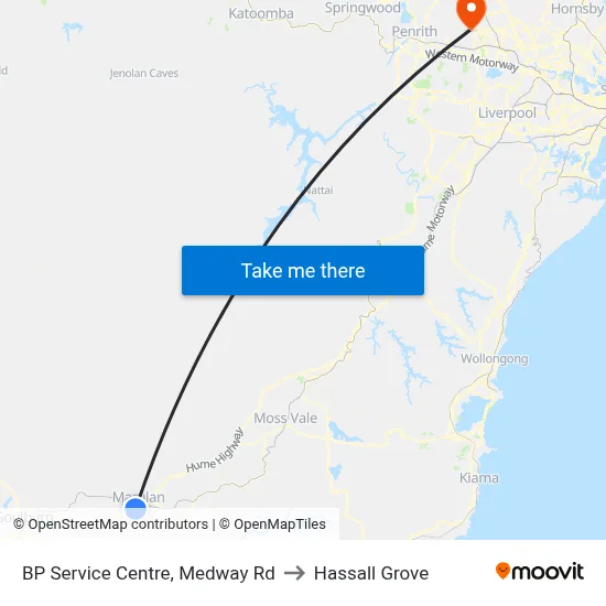BP Service Centre, Medway Rd to Hassall Grove map