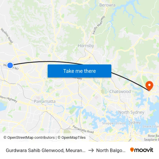 Gurdwara Sahib Glenwood, Meurants Lane to North Balgowlah map