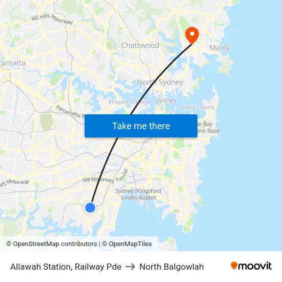 Allawah Station, Railway Pde to North Balgowlah map