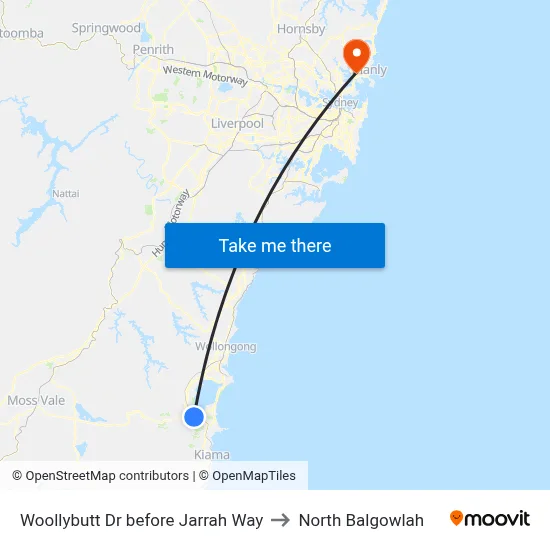 Woollybutt Dr before Jarrah Way to North Balgowlah map