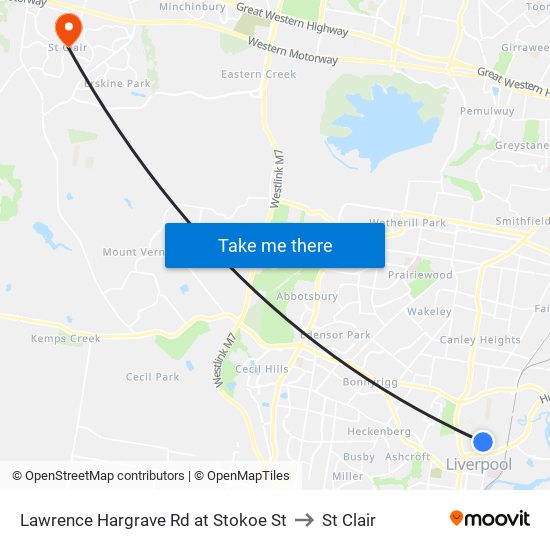Lawrence Hargrave Rd at Stokoe St to St Clair map