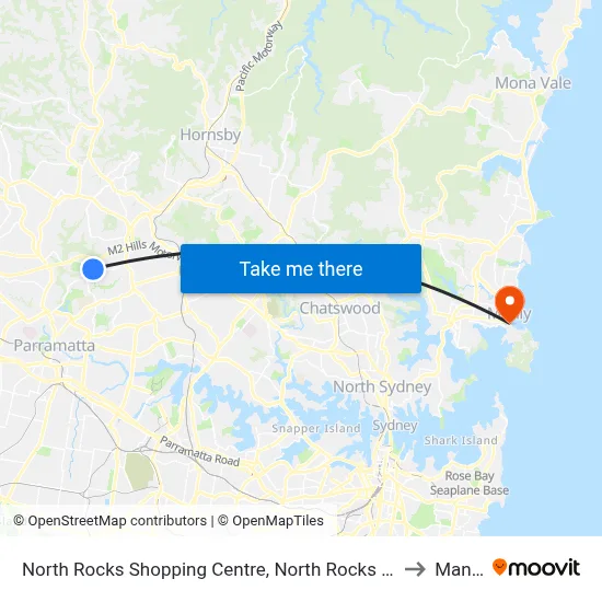 North Rocks Shopping Centre, North Rocks Rd to Manly map