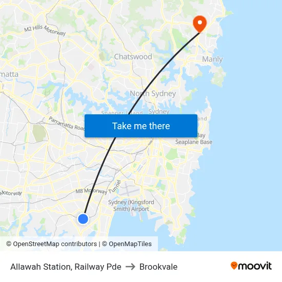 Allawah Station, Railway Pde to Brookvale map