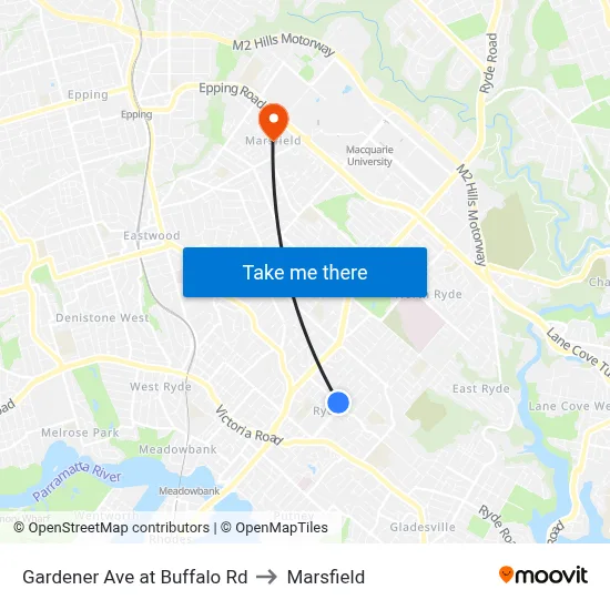 Gardener Ave at Buffalo Rd to Marsfield map