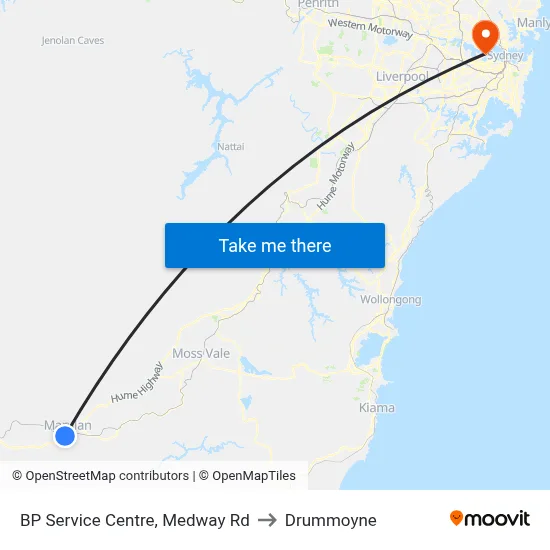 BP Service Centre, Medway Rd to Drummoyne map