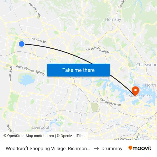 Woodcroft Shopping Village, Richmond Rd to Drummoyne map