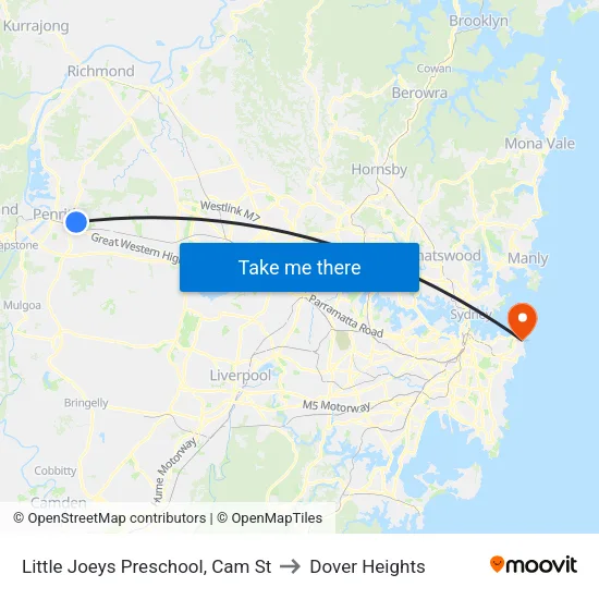 Little Joeys Preschool, Cam St to Dover Heights map