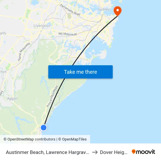 Austinmer Beach, Lawrence Hargrave Dr to Dover Heights map