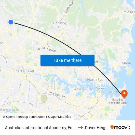 Australian International Academy, Foxall Rd to Dover Heights map