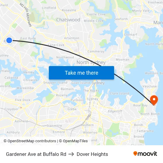 Gardener Ave at Buffalo Rd to Dover Heights map