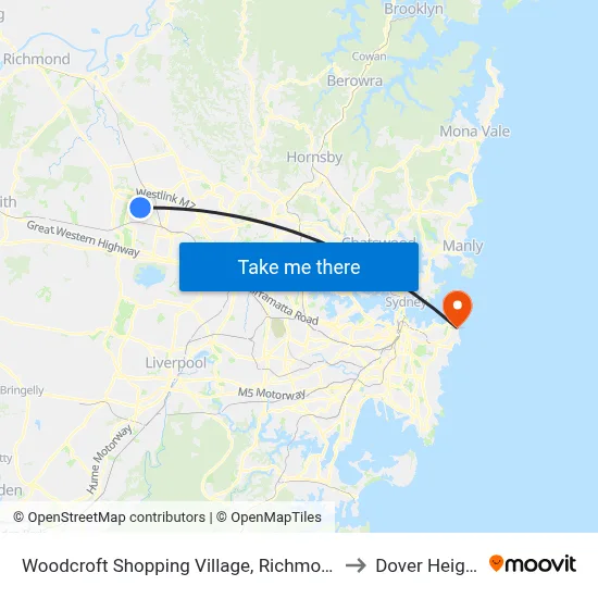 Woodcroft Shopping Village, Richmond Rd to Dover Heights map