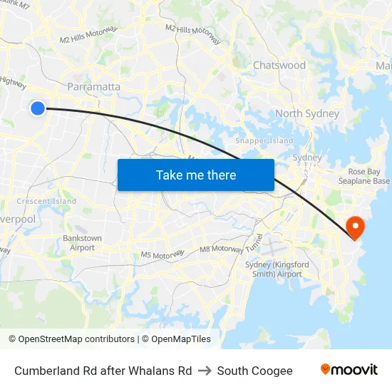 Cumberland Rd after Whalans Rd to South Coogee map