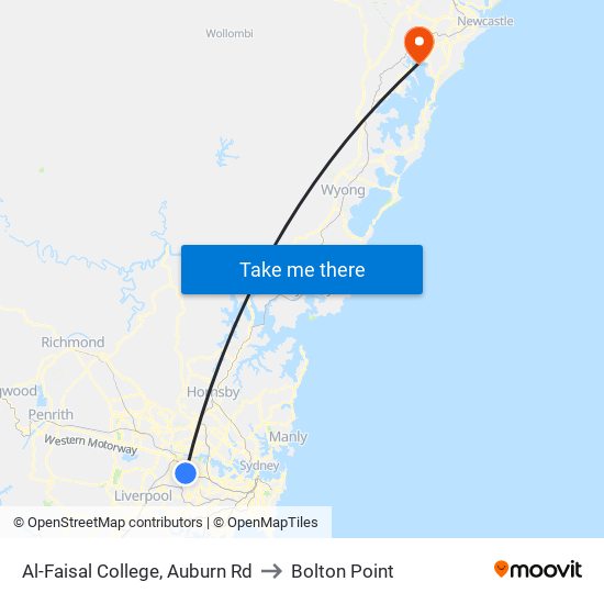 Al-Faisal College, Auburn Rd to Bolton Point map