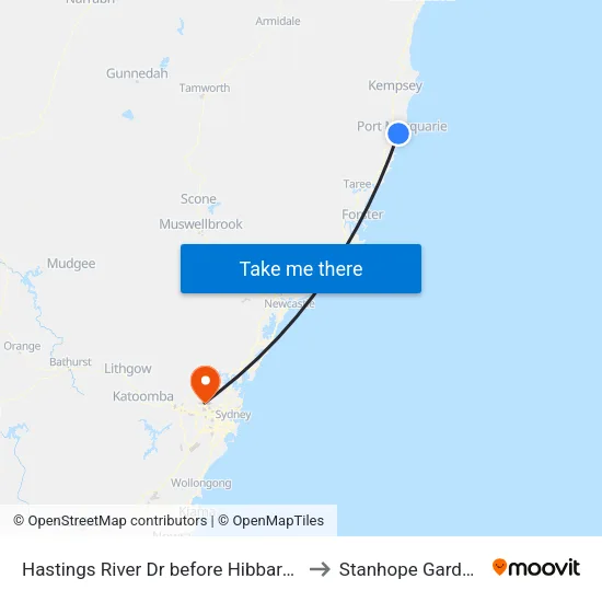 Hastings River Dr before Hibbard Dr to Stanhope Gardens map