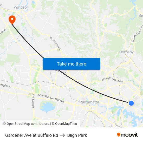 Gardener Ave at Buffalo Rd to Bligh Park map