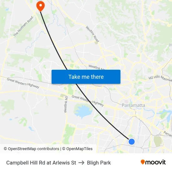 Campbell Hill Rd at Arlewis St to Bligh Park map