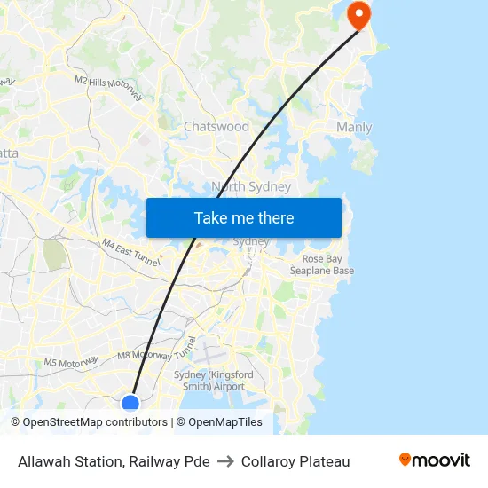 Allawah Station, Railway Pde to Collaroy Plateau map