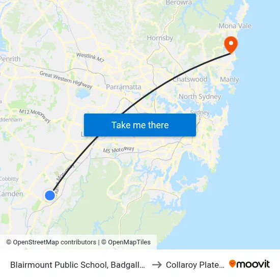 Blairmount Public School, Badgally Rd to Collaroy Plateau map