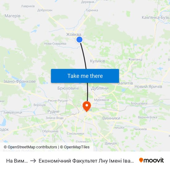 На Вимогу to Економічний Факультет Лну Імені Івана Франка map