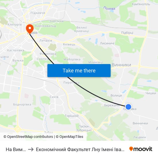 На Вимогу to Економічний Факультет Лну Імені Івана Франка map