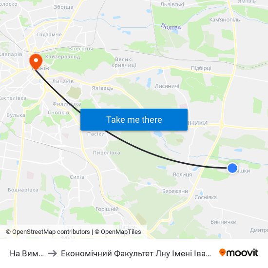 На Вимогу to Економічний Факультет Лну Імені Івана Франка map