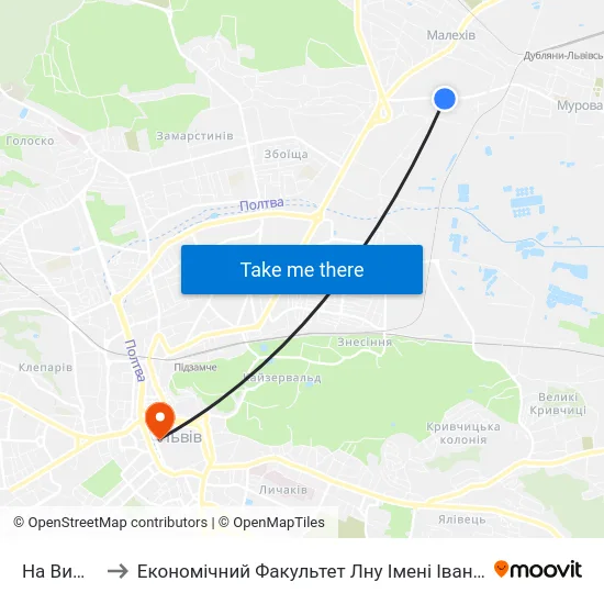 На Вимогу to Економічний Факультет Лну Імені Івана Франка map