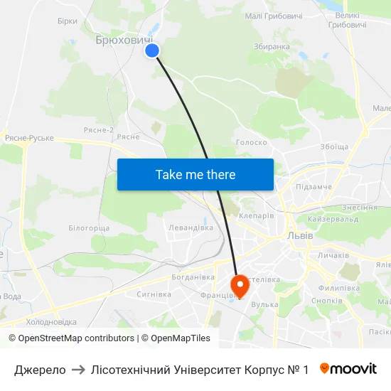 Джерело to Лісотехнічний Університет Корпус № 1 map