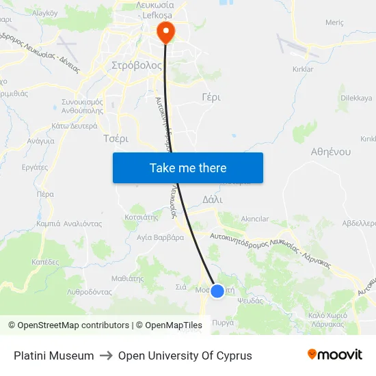 Platini Museum to Open University of Cyprus map