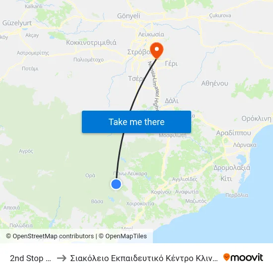 2nd Stop Vavla to Siakolios Educational Center of Clinical Medicine map